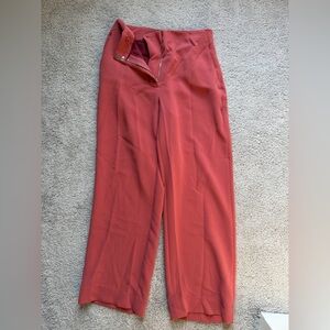 Wilfred Brick Red Tailored Wide Leg Pants